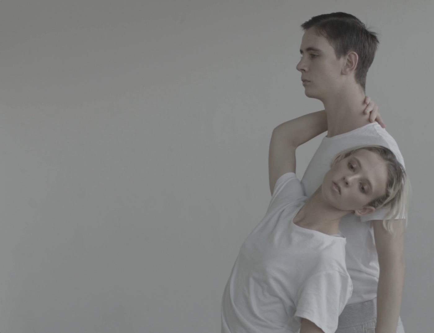 Arabella posing with male dancer